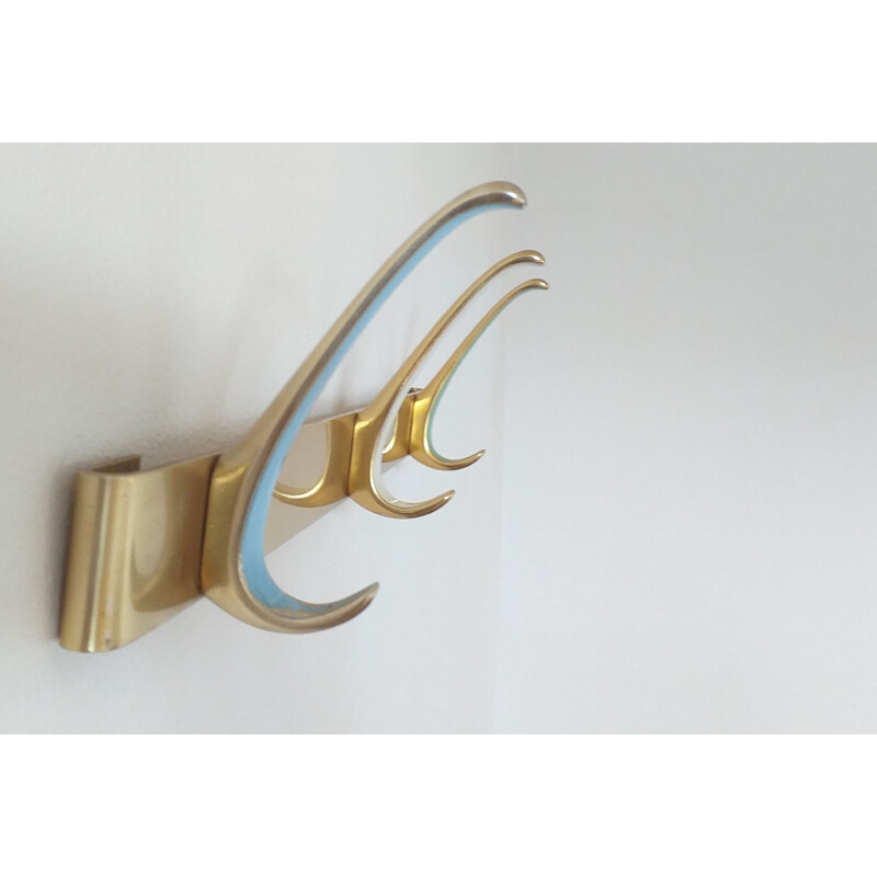 Vintage Wall Coat Rack, 1960s