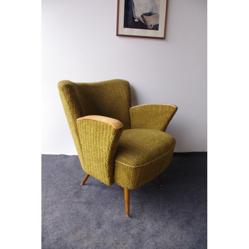 Vintage Club armchair with armrests 1960s