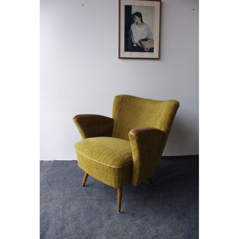 Vintage Club armchair with armrests 1960s