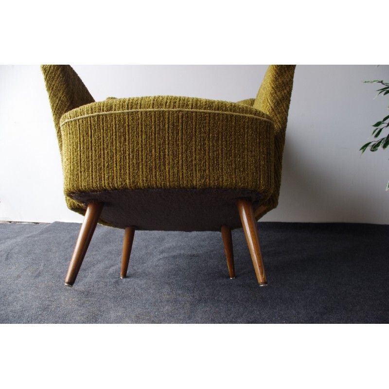 Fauteuil Vintage Club avec accoudoirs, 1960