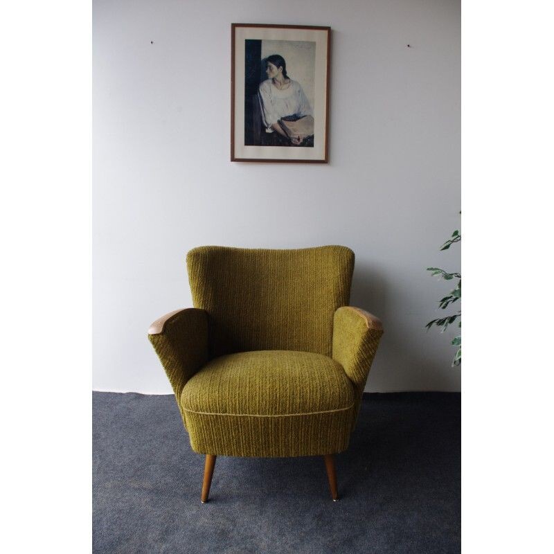 Vintage Club armchair with armrests 1960s