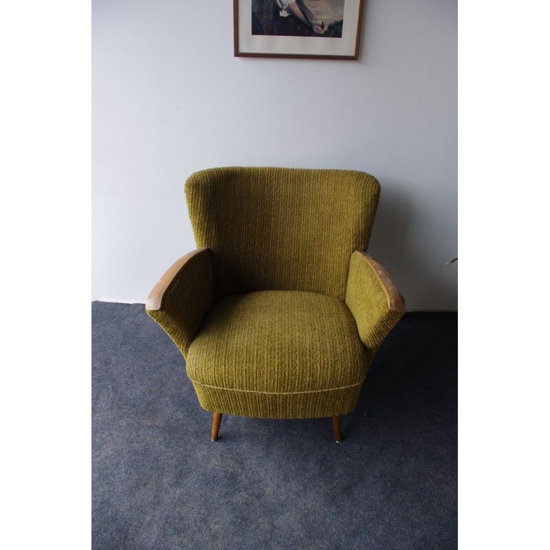 Vintage Club armchair with armrests 1960s