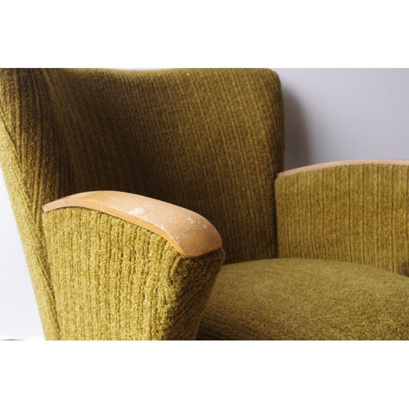 Vintage Club armchair with armrests 1960s