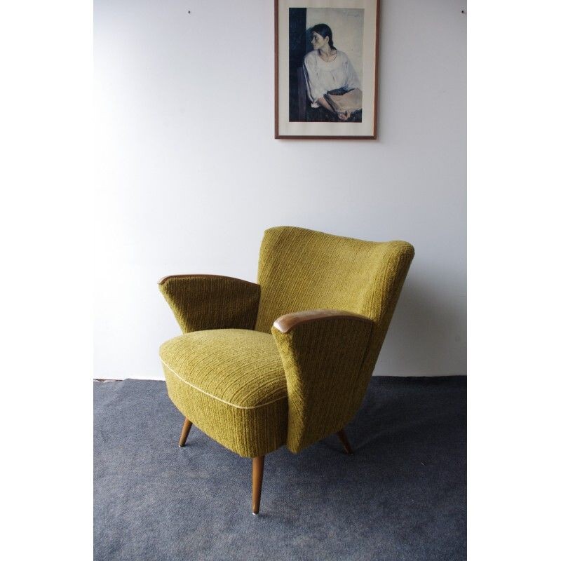 Vintage Club armchair with armrests 1960s