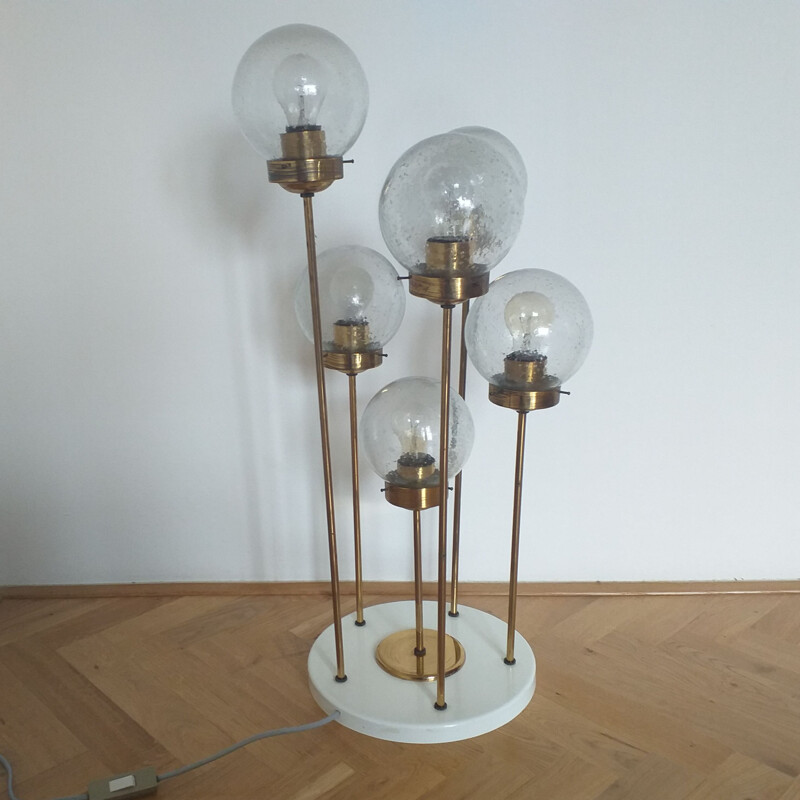 Vintage floor lamp Sputnik by Kamenicky Senov, 1970s