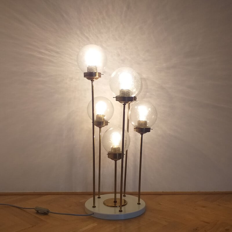 Vintage floor lamp Sputnik by Kamenicky Senov, 1970s