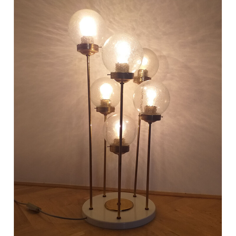 Vintage floor lamp Sputnik by Kamenicky Senov, 1970s