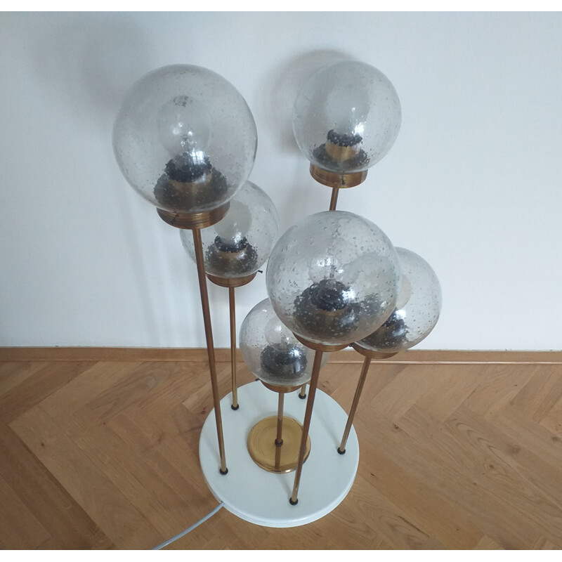 Vintage floor lamp Sputnik by Kamenicky Senov, 1970s