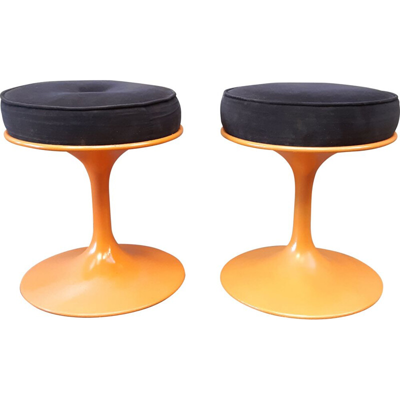 Vintage pair of Tulip Stools 