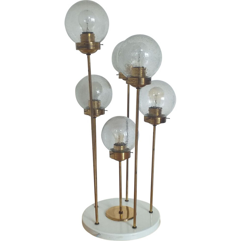 Lampadaire vintage Spoutnik de Kamenicky Senov, 1970