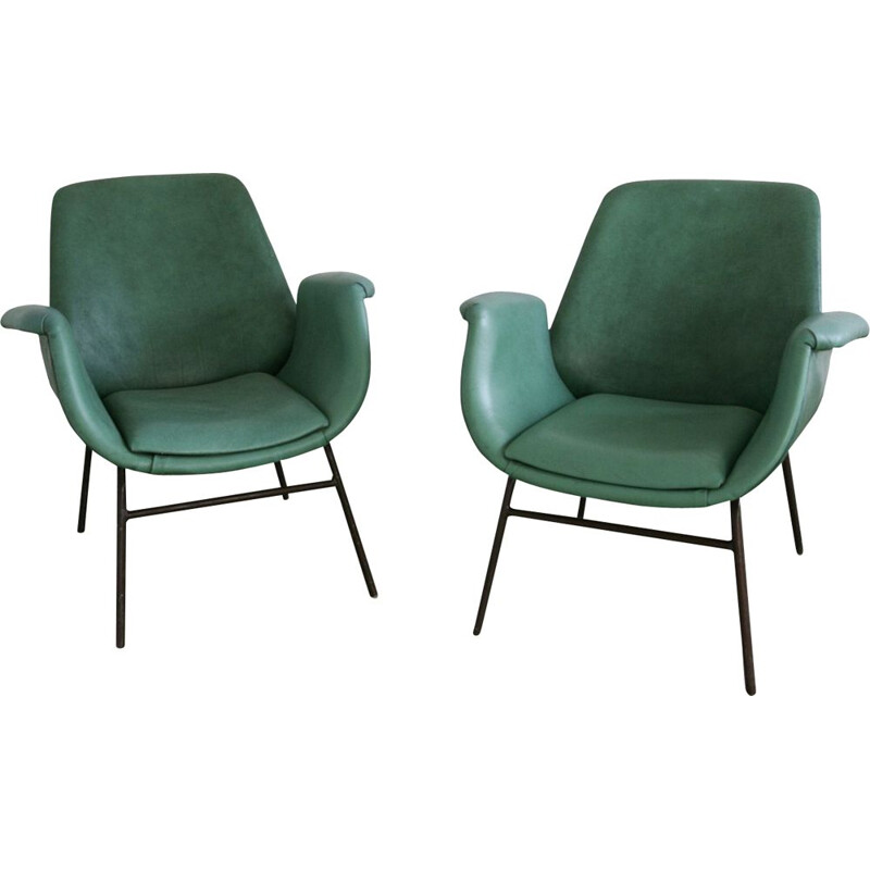 Pair of vintage armchairs by Stol 1950