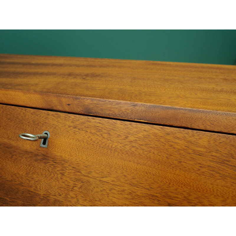 Vintage mahogany secretary, 1960-70s