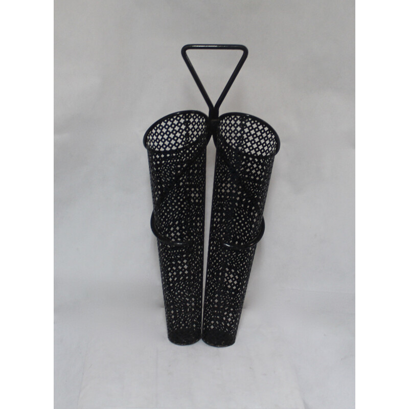Umbrella stand in perforated metal - 1960s