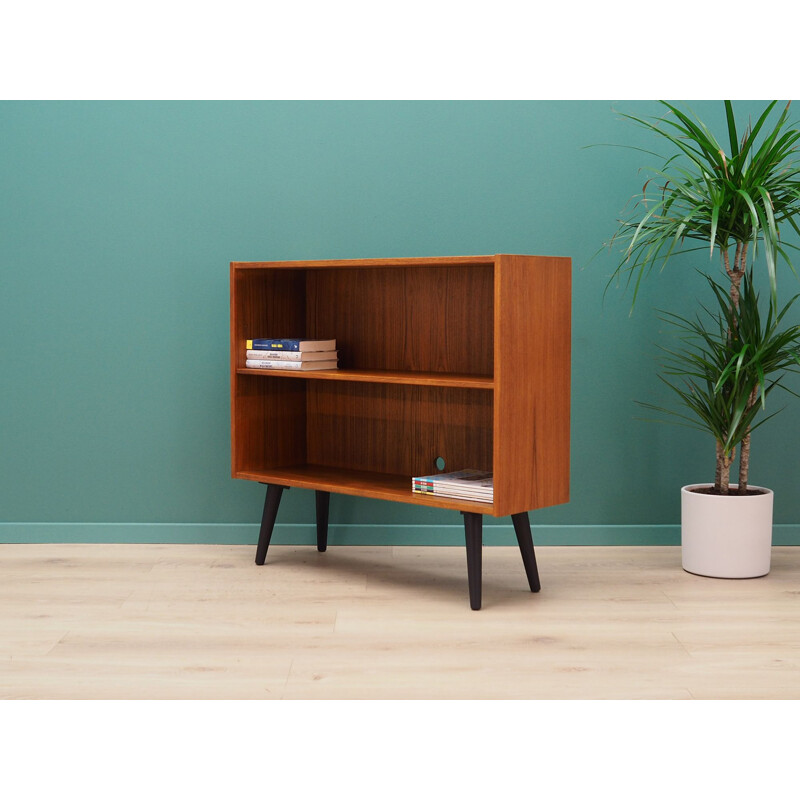 Vintage small bookcase in teak, 1960-70s