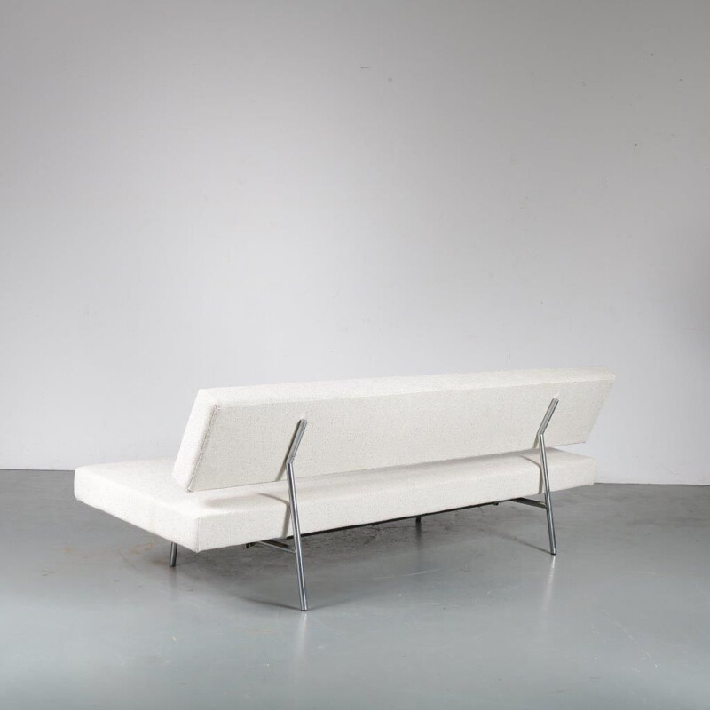 Vintage sleeping sofa in metal en fabric by Martin Visser, 1960s