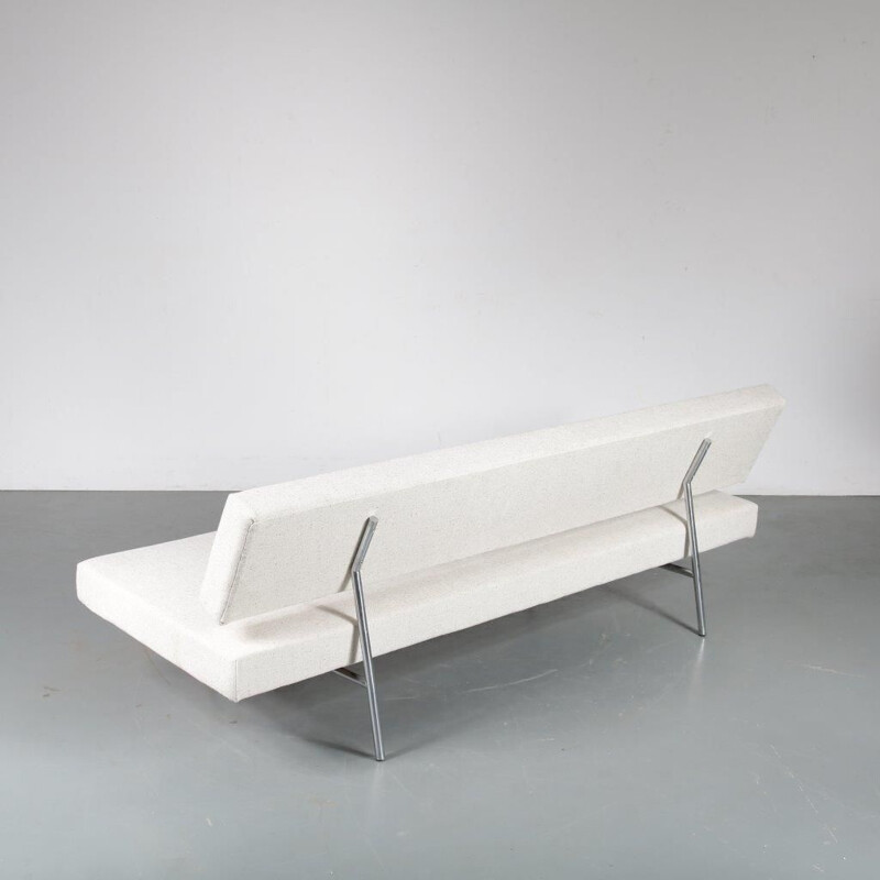 Vintage sleeping sofa in metal en fabric by Martin Visser, 1960s