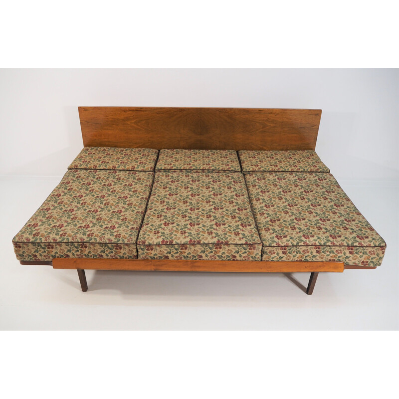 Vintage art Deco Sofa Bed by Jindřich Halabala for UP Závody, 1950s