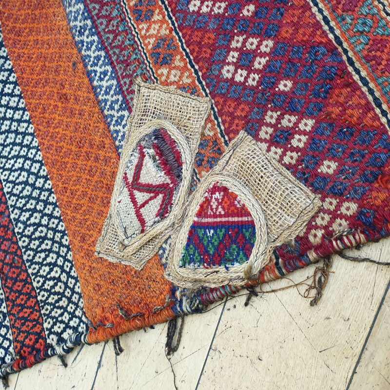Vintage North African Saddle Rug