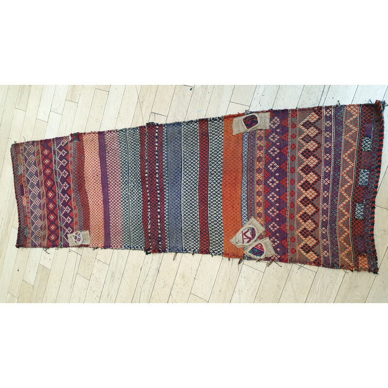 Vintage North African Saddle Rug