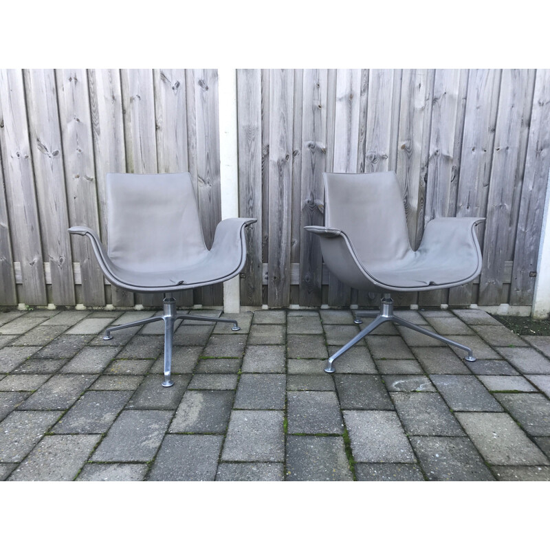 Vintage FK6727 Tulip Lounge chair by Preben Fabricius & Jørgen Kastholm for Walter Knoll 1990s