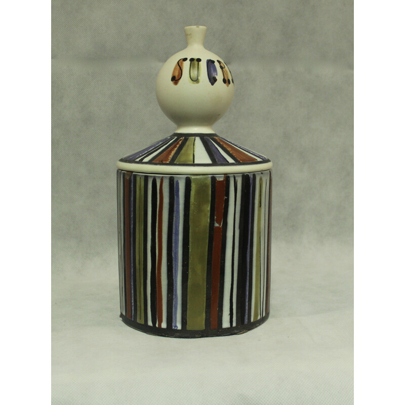 Vallauris sugar bowl, Roger CAPRON - 1950s