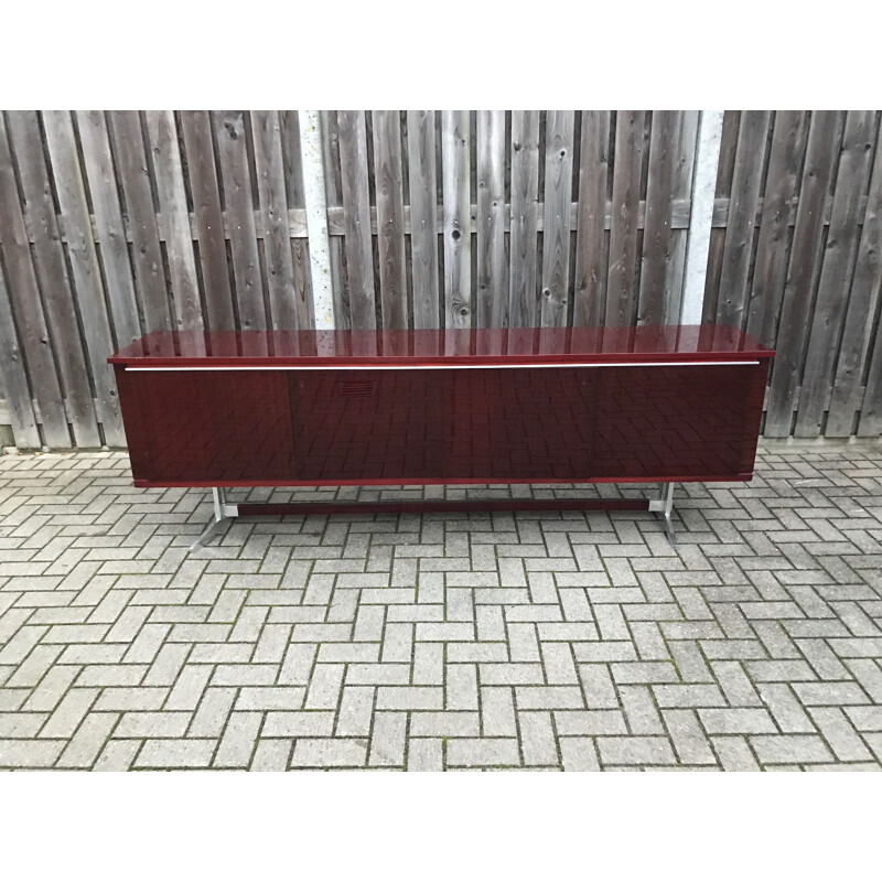 Vintage Large Mahony Sideboard by Alfred Hendrickx, 1960