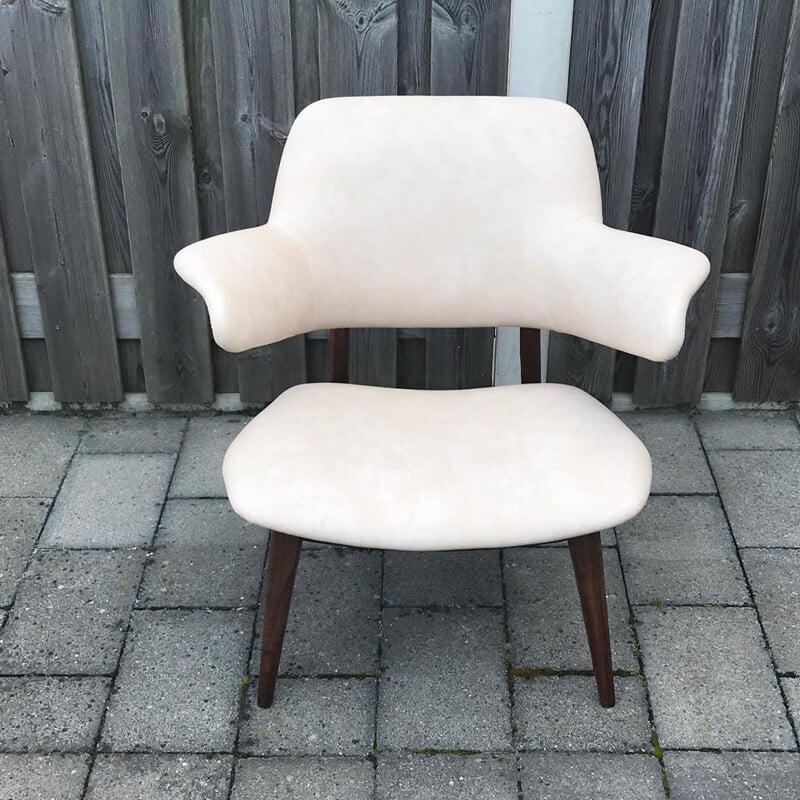 Vintage Pinguïn armchair by Louis van Teeffelen for WéBé 1950