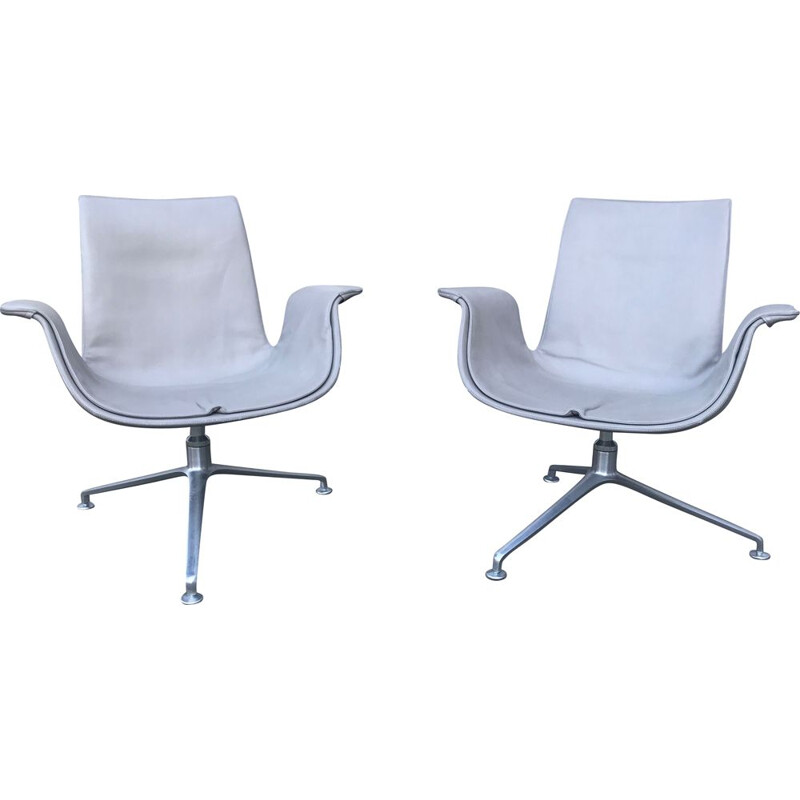 Vintage FK6727 Tulip Lounge chair by Preben Fabricius & Jørgen Kastholm for Walter Knoll 1990s