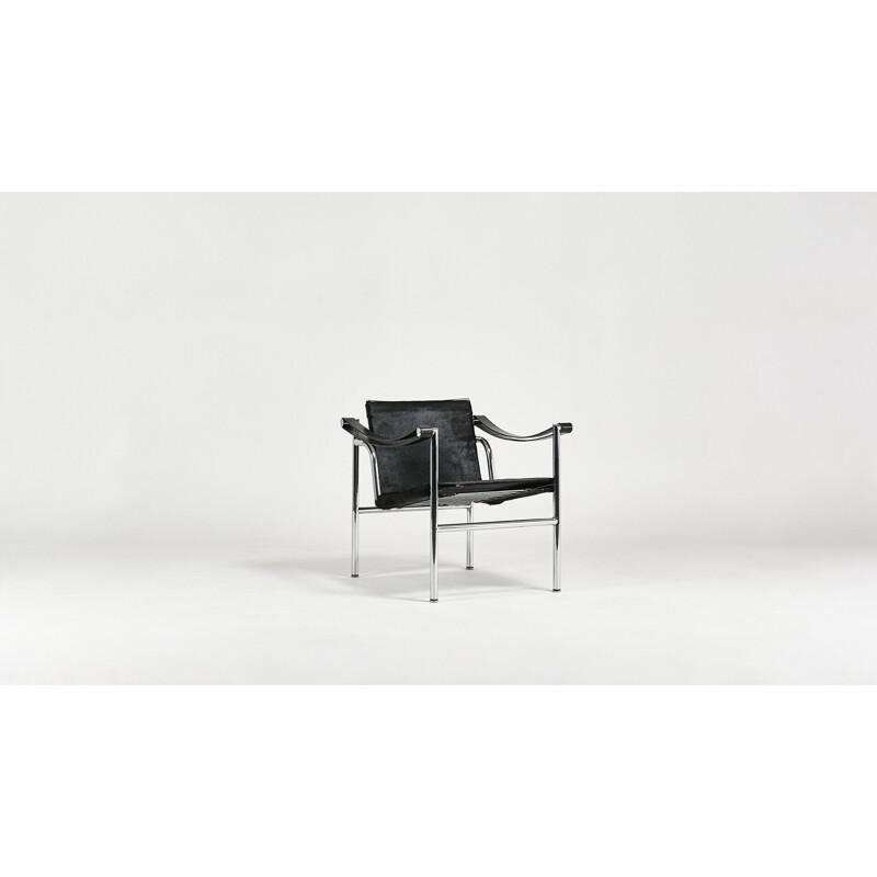 Paire de fauteuils vintage Lc1, Le Corbusier pour Cassina. C.1960