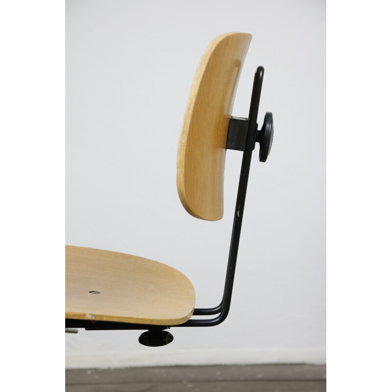 Vintage plywood office chair from Stol