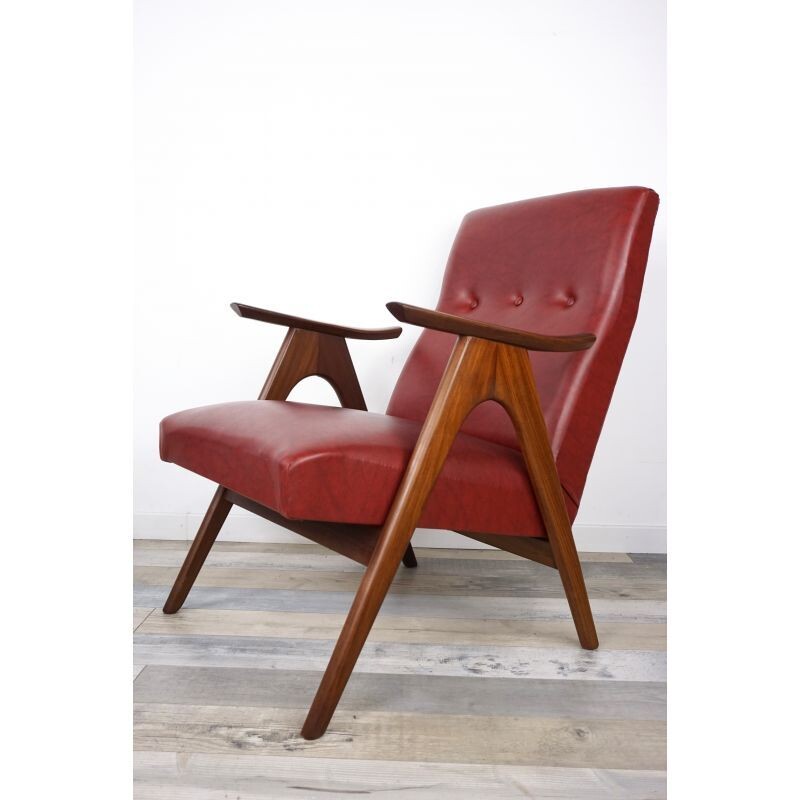 Paire de fauteuils vintage par Louis Van Teeffelen pour Webe