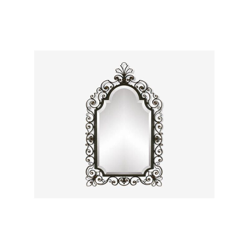 Miroir vintage biseauté 1950