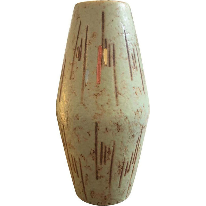 Vase vintage en céramique de Scheurich, Allemagne 1960
