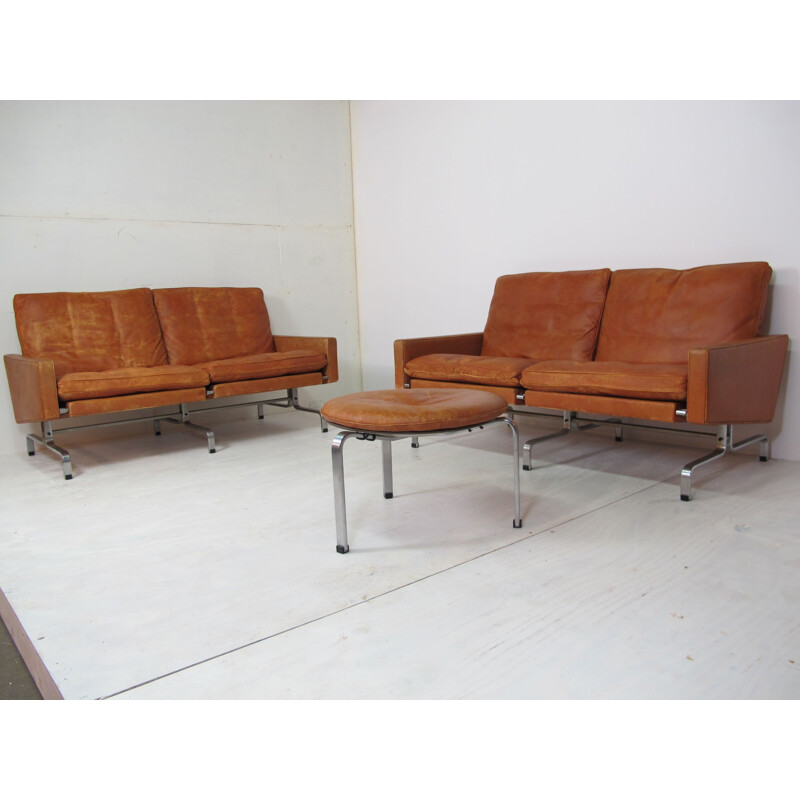 Vintage PK-31 & PK-33 Living Room set by Poul Kjærholm for E. Kold Christensen, 1950s