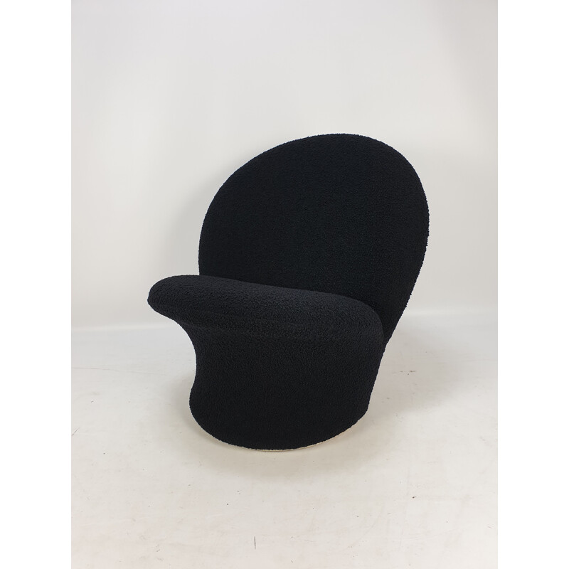 Vintage black F572 Chair by Pierre Paulin for Artifort, 1967