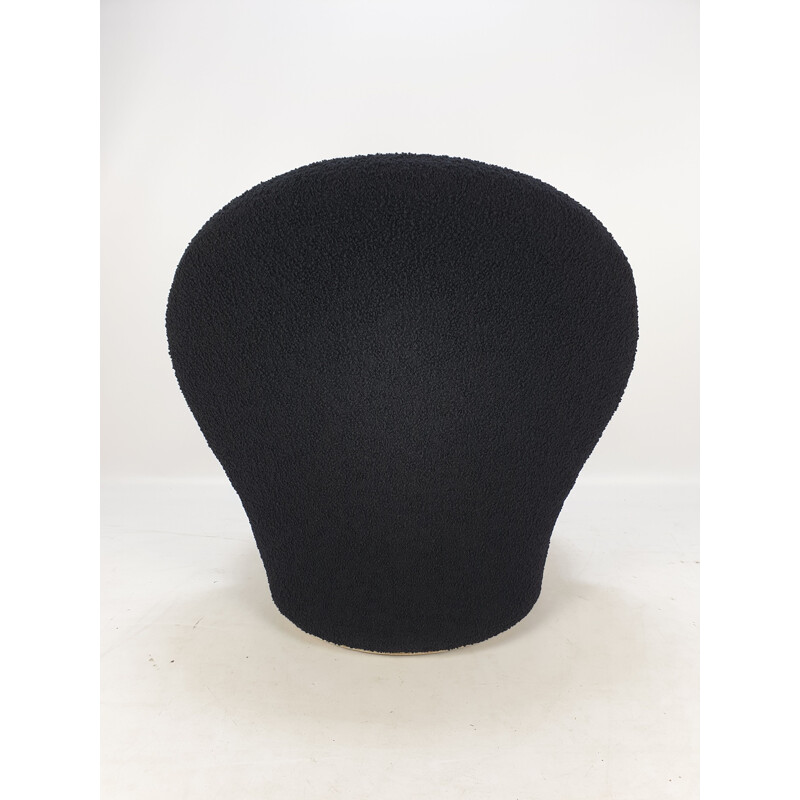 Vintage black F572 Chair by Pierre Paulin for Artifort, 1967