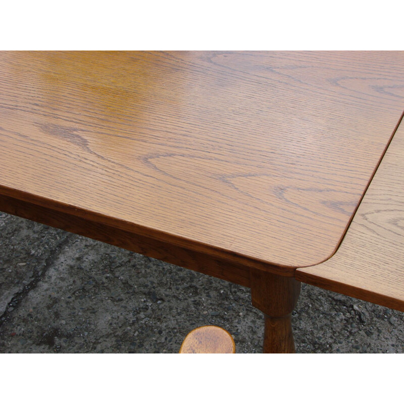 Vintage dining set with one table and four chairs Windsor, 1970