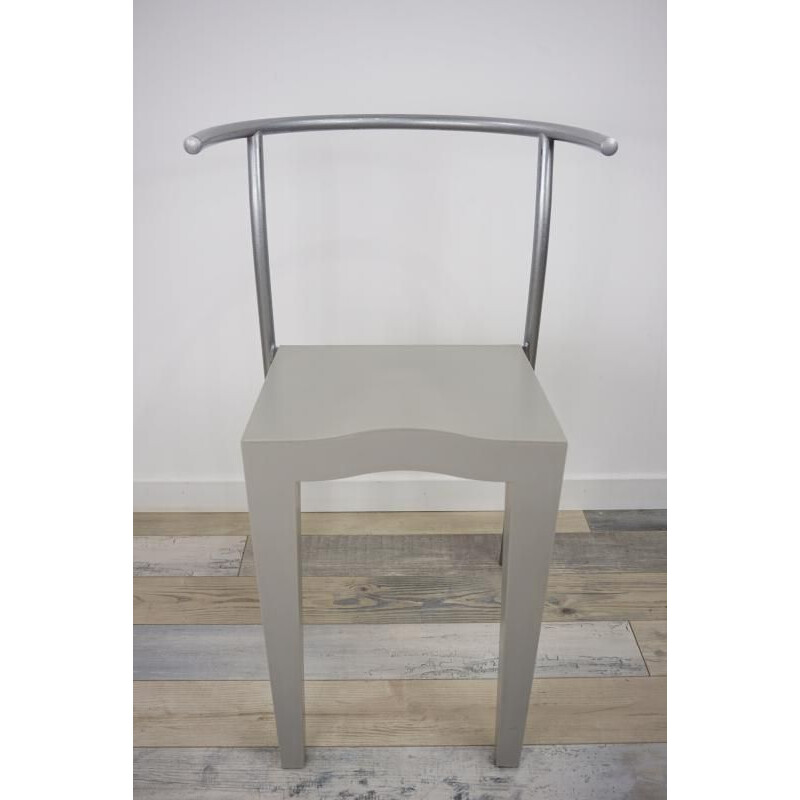 Set of 4 vintage Dr Glob chairs by Philippe Starck for Kartell, 1980s