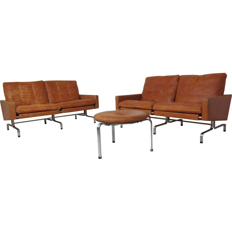 Vintage PK-31 & PK-33 Living Room set by Poul Kjærholm for E. Kold Christensen, 1950s