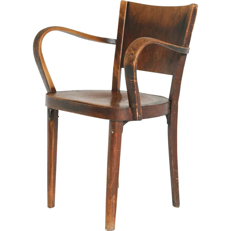 Vintage Bentwood B47 armchair from Thonet, 1920