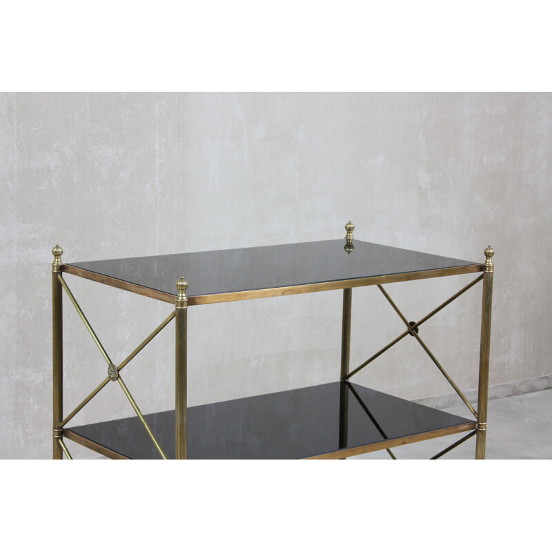 French vintage brass trolley 1960