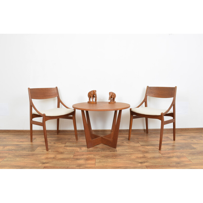 Pair of Teak Dining Chairs by Vestervig Eriksen for Brdr. Tromborg Eftf, 1960