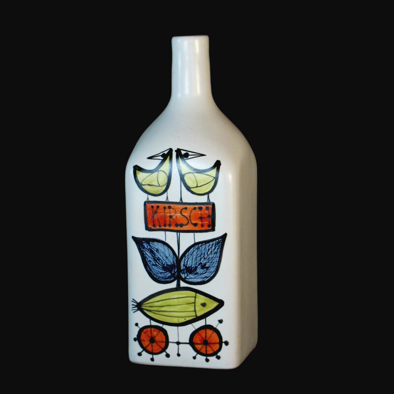 Ceramic Bottle Vase "Kirsch" Roger Capron - 1950s 