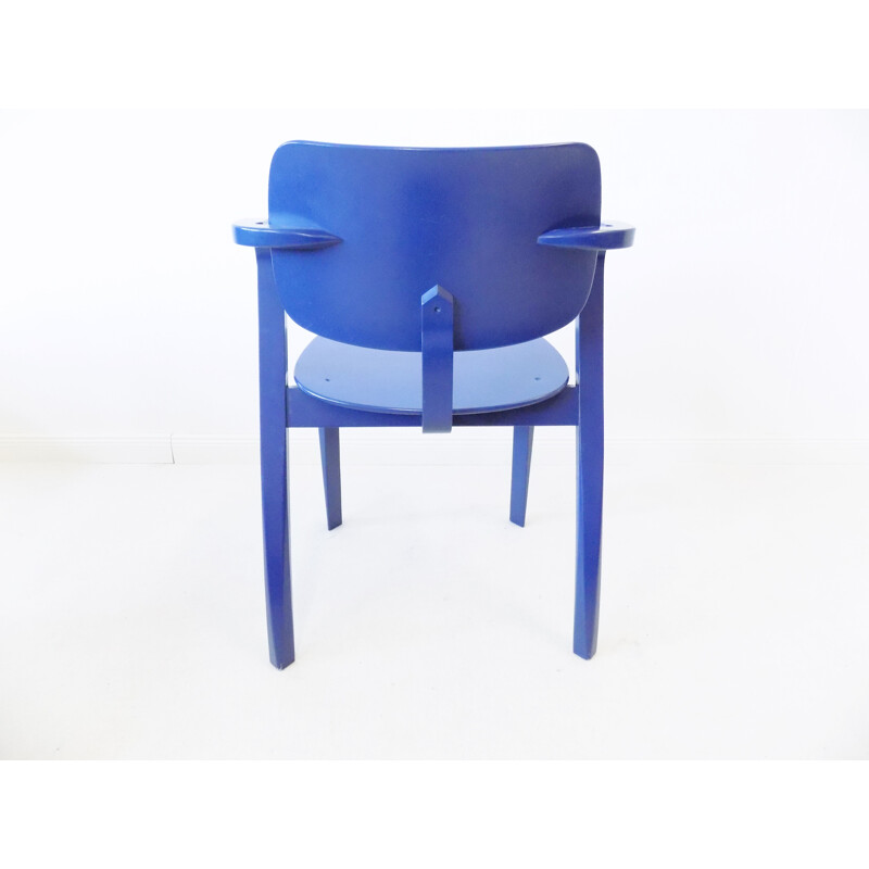 Vintage set of 6 stackable dining chairs by Ilmari Tapiovaara for Asko Aslak