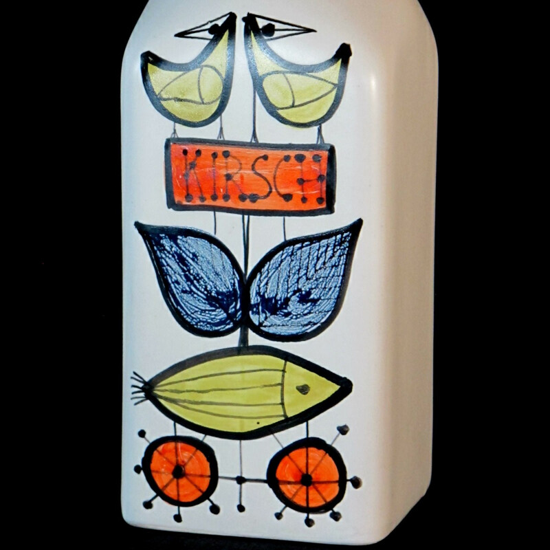 Ceramic Bottle Vase "Kirsch" Roger Capron - 1950s 