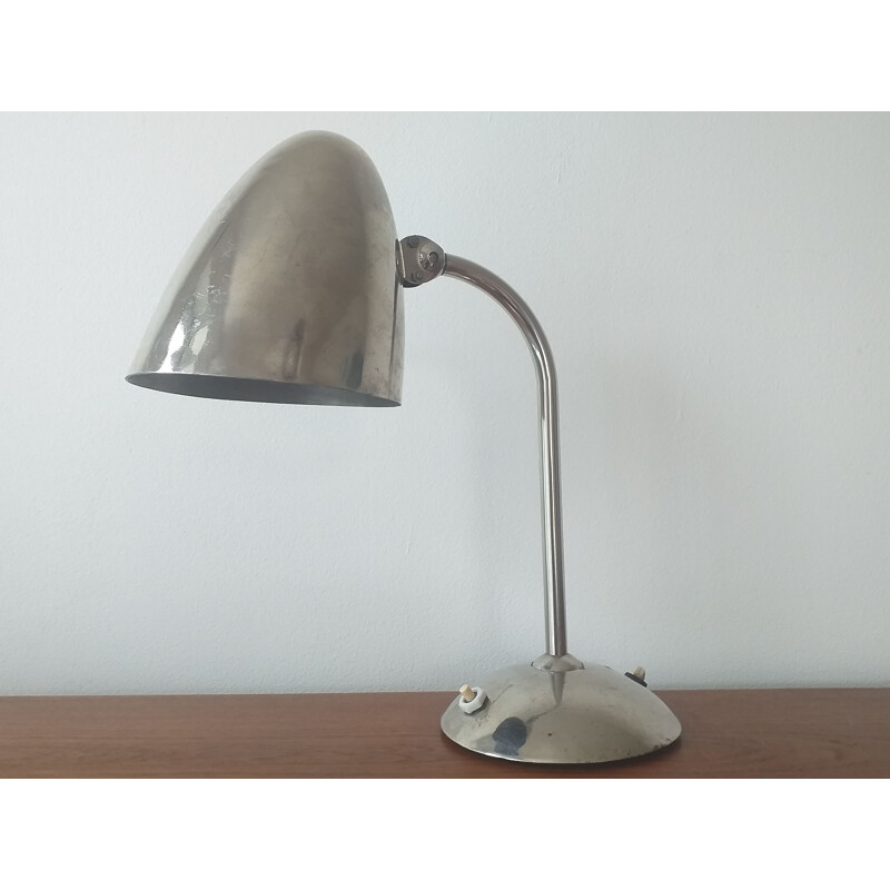 Vintage Art Deco, Functionalism, Bauhaus Table Lamp, Franta Anyz, 1930