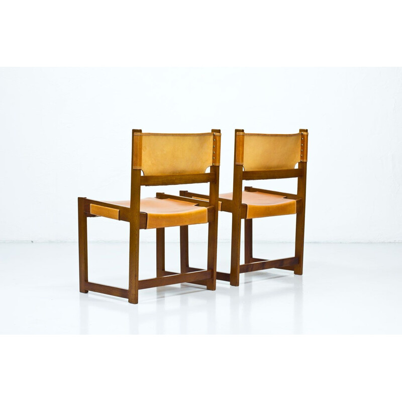 Pair of vintage Dining Chairs by Sven Kai Larsen for Nordiska Kompaniet