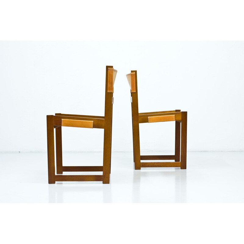 Pair of vintage Dining Chairs by Sven Kai Larsen for Nordiska Kompaniet