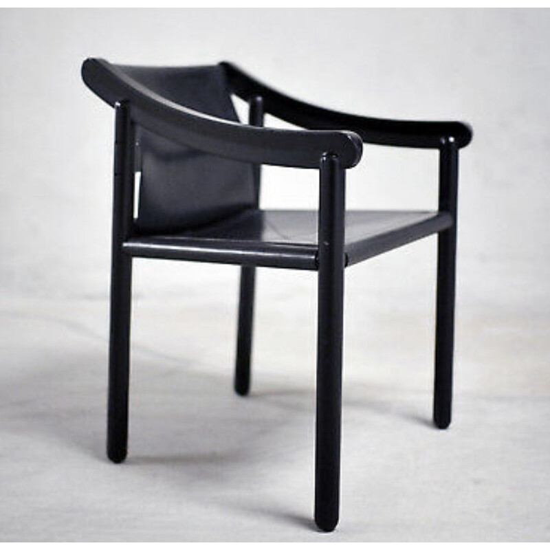 Szt of 5 Vintage chair or armchair, Vico Magistretti - 1964