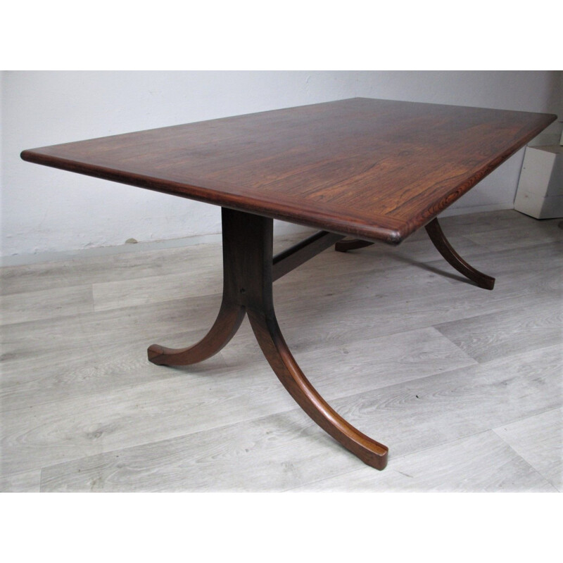 Vintage table by K. E. Ekseliusa for O Carlssom, Sweden, 1960s